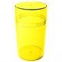 Pot à crayon personnalisable en PET recyclé jaune