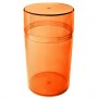 Pot à crayon personnalisable en PET recyclé orange