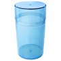 Pot à crayon personnalisable en PET recyclé bleu clair
