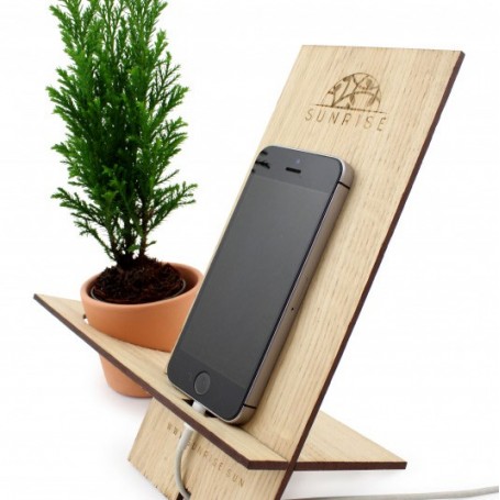 10€ sur Support bureau en bois pour smartphone - Chargeur pour téléphone  mobile - Achat & prix