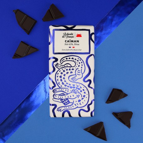 Tablette de chocolat noir BIO "CAIMAN"