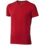 T-shirt bio manches courtes pour homme rouge
